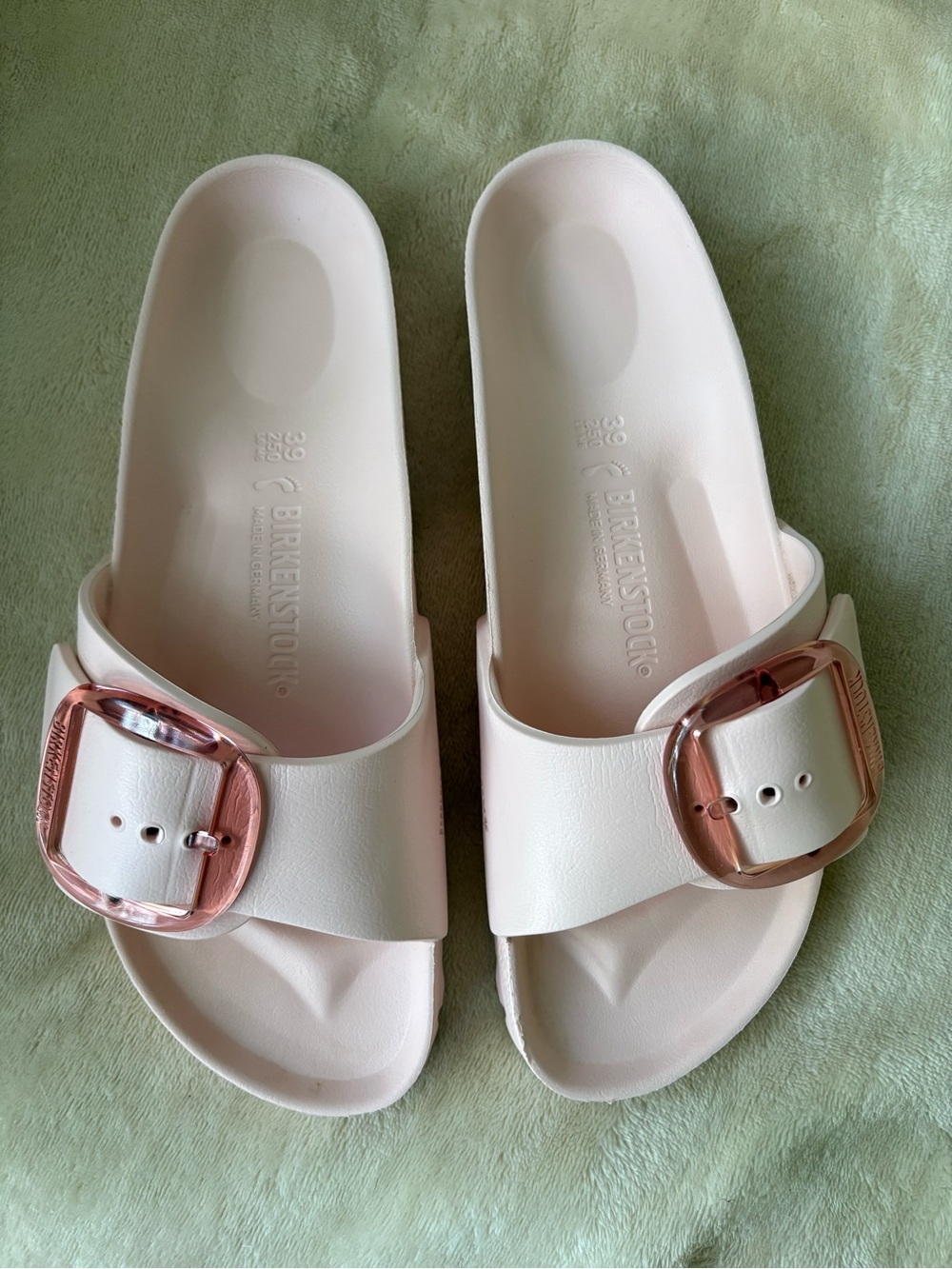 Birkenstock Madrid EVA Big Buckle Sandals• Light Rose Pink•39 narrow🔥free people - Picture 13 of 16